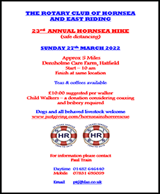 23rd Annual Hornsea Hike is now back!