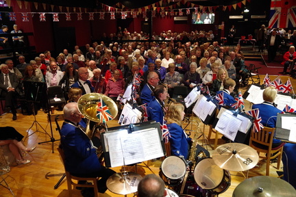 Humberide Police Band with audience